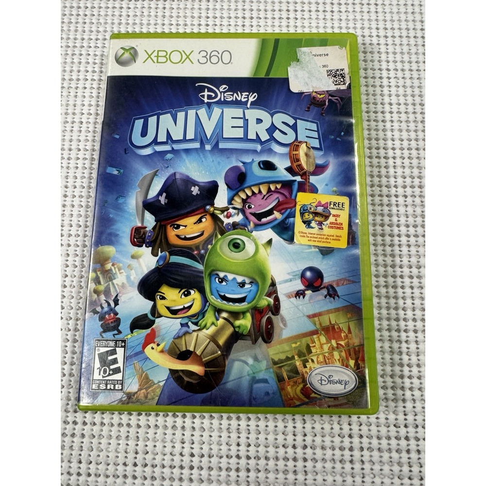 Disney Universe Microsoft Xbox 360 Action Adventure Game Disc Case Untested